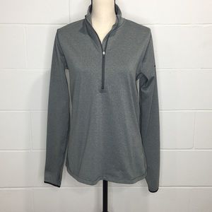 Nike 1/4 Zip Pullover Gray Size M